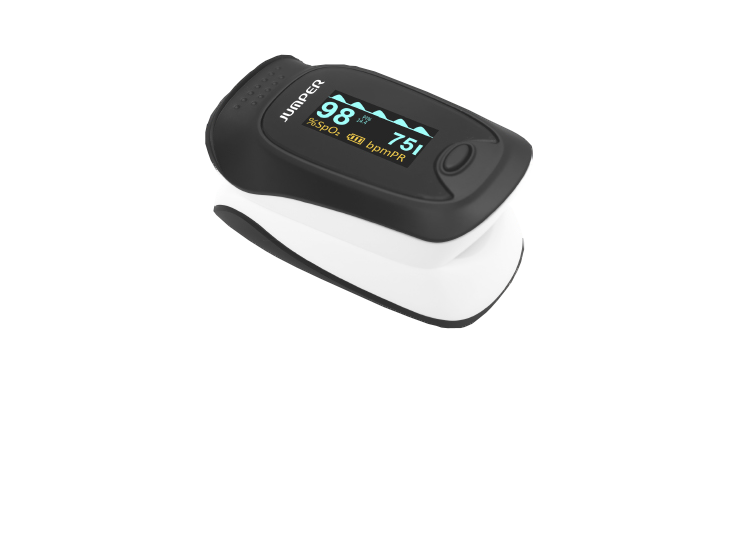Finger pulse oximeter